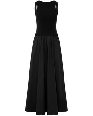 St. Agni Knitted Sleeveless Dress - Black