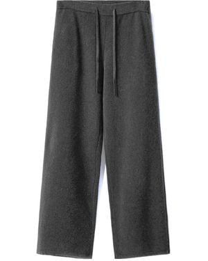 Roberto Collina Wide-Leg Casual Pants - Gray