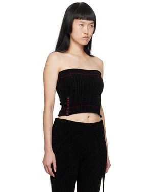 OTTOLINGER Logo Tube Top Vest - Black
