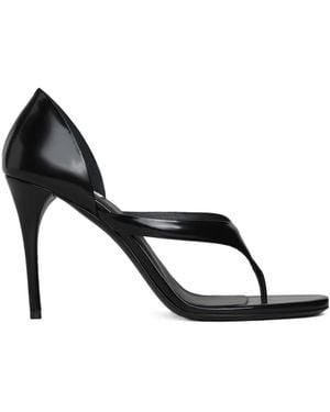 Alaïa Round-Toe High-Heeled Sandals - Black
