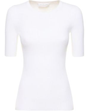 Michael Kors Rib Knitted Pullover - White