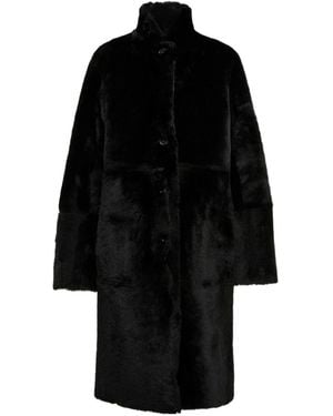 JOSEPH Britanny Reversible Coat - Black