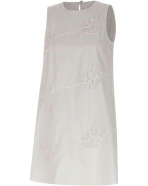 Marella Sleeveless Dress - White