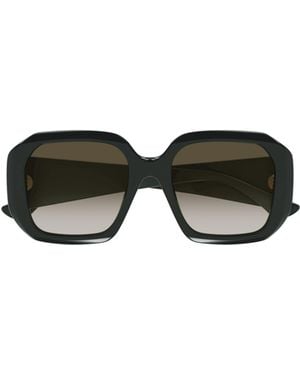 Chloé Chloé Eyewear Geometric Frame Sunglasses - Multicolor