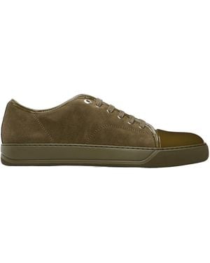 Lanvin Dbb1 Lace-Up Sneakers - Green