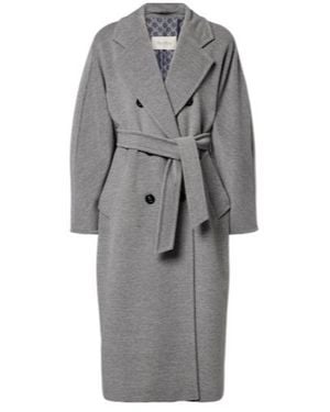 Max Mara Madame Wool And Cashmere Coat - Gray