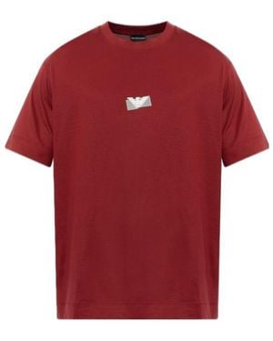 Emporio Armani Crew-Neck T-Shirt - Red