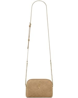Saint Laurent Gaby Zipped Pouch - White