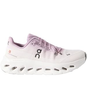 On Shoes Stretch Recycled-Knit Sneakers - Pink
