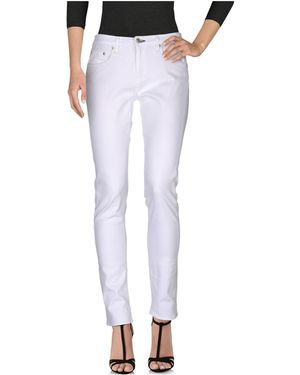 Rag & Bone Coloured Washed Jeans - White