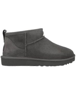 UGG Classic Ultra Mini Ankle Boots - Gray