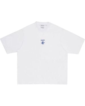 Marcelo Burlon Logo-Embroidered Cotton T-Shirt - White