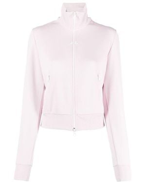 Courreges Zip-Up Cropped Jacket - Pink