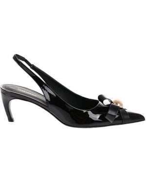Ferragamo Brilda Slingback Pumps - Black
