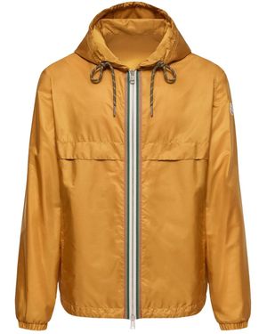 Moncler Nidge Zip-Up Hooded Jacket - Yellow