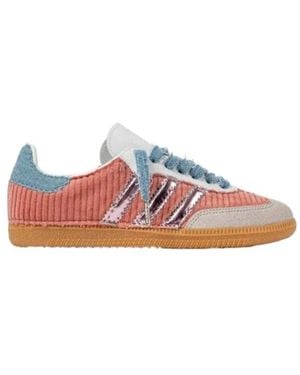 adidas Lace-Up Sneakers - Pink