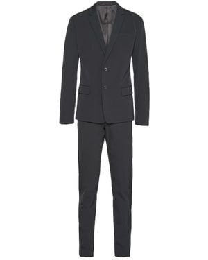 Prada Single Breasted Tailored Suit - Black