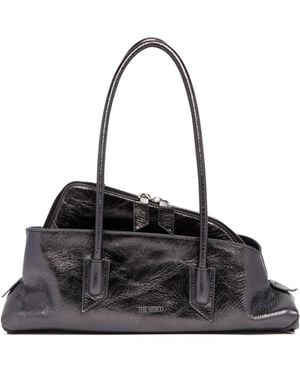 The Attico The La Passeggiata Top Handle Bag - Black