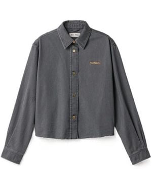 Miu Miu Chambray Shirt - Grey