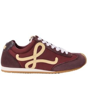 Loewe Lace-Up Sneakers - Brown