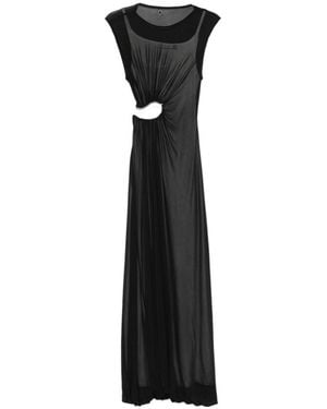 Christopher Esber Cut-Out Draped Maxi Dress - Black