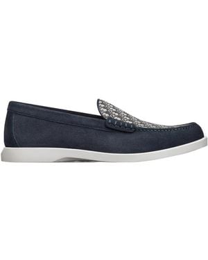 Dior Homme Granville Slip-On Loafers - Blue