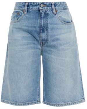 MM6 by Maison Margiela Denim Bermuda Shorts - Blue