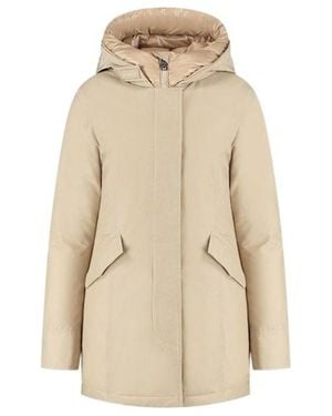 Woolrich Arctic Hooded Parka Coat - Natural