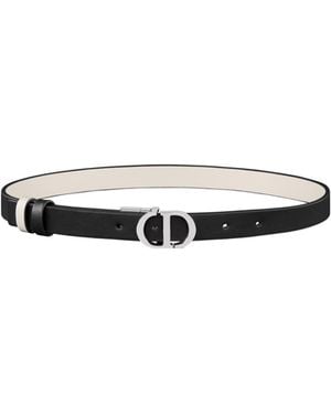 Dior Christian 30 Montaigne Reversible Belt - White