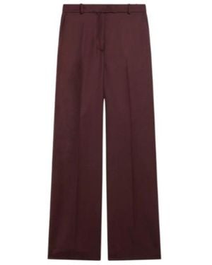 Frankie Shop Casual Trousers With Belt Loops - Purple