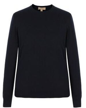 Burberry Stitching Detail Jumper - Blue