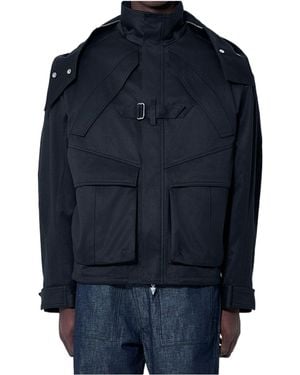 Mugler Cargo Jacket - Blue