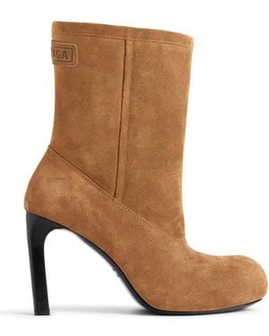 Balenciaga Fargo Bootie - Brown