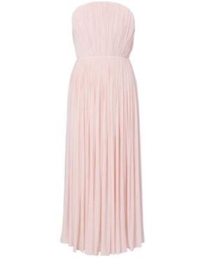 Magda Butrym Pleated Bustier Cocktail Dress - Pink