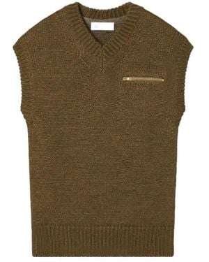 Tory Burch Wool Vest - Green