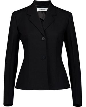 Ferragamo Ferragamo Cut-Out Detailed Blazer - Black