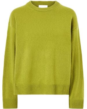 The Elder Statesman Zuma Cashmere Jumper - Green