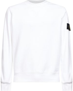 Stone Island Long-Sleeved Sweatshirt - White