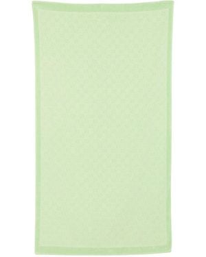 Gucci Logo Detailed Scarf - Green