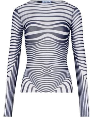 Jean Paul Gaultier Re-Edition The Body Morphing Top - Blue