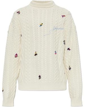 DSquared² Long-Sleeved Sweater - White