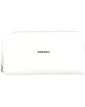 DIESEL Zip Fastening Wallets - White