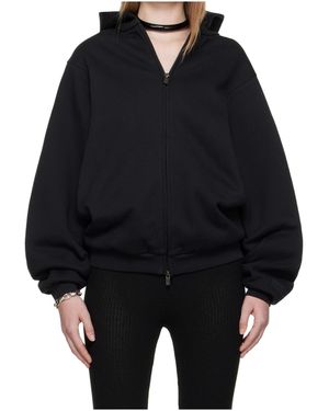 Fear Of God Zipper Hooded Sweatshirt - Blue