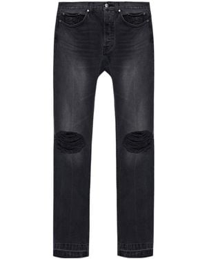 Rhude Distressed Relaxed Fit Jeans - Blue