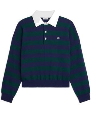 Celine Polo Sweater - Blue