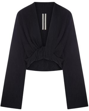 Rick Owens Long-Sleeved Top - Black