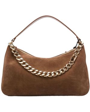 Twinset Liliane Chain Hobo Bag - Brown