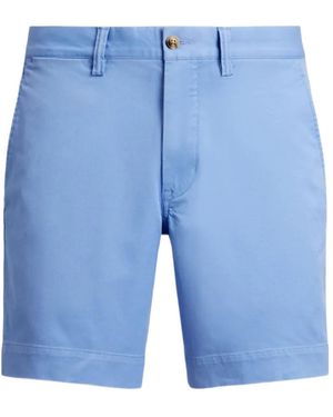 Polo Ralph Lauren Stretch-Cotton Chino Shorts - Blue