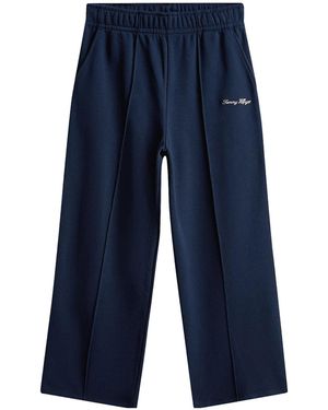 Tommy Hilfiger Logo-Embroidered Track Pants - Blue