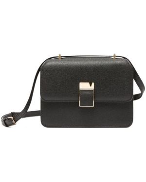 Valextra Flip Shoulder Bag - Black